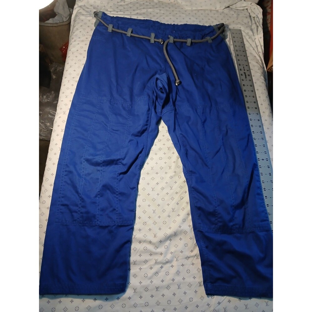 Elite Martial Arts Gi Pants A3 Blue Karate Judo BJJ Training Uniform Adult
